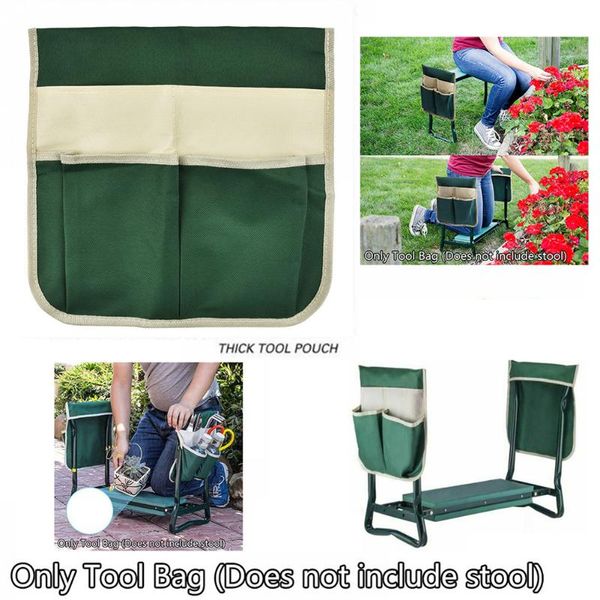 

camp furniture green portable padded garden kneeler kneeling bench chair stool tool bag seat pad gardening gifts supply
