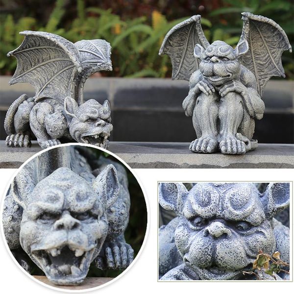 

resin statue garden decoration outdoor guardian sculpture figurine medieval gothic indoor yard decor home decorations