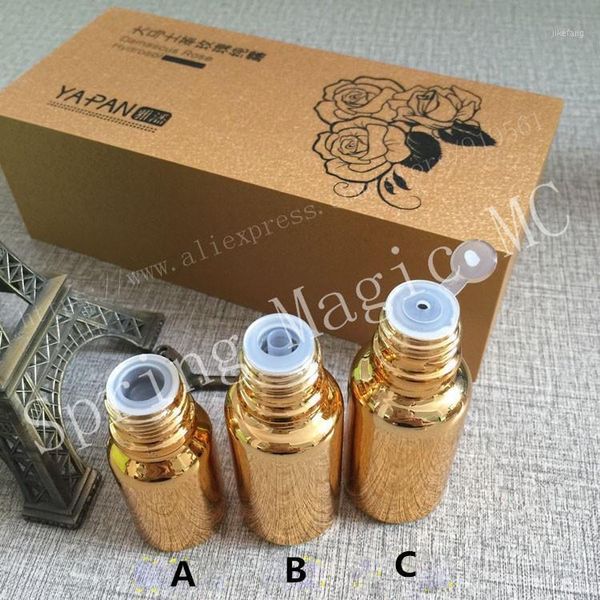 

storage bottles & jars 50pcs 10ml empty glass essential oil bottle with inner plug perfume physiotherapy diy massage refillable