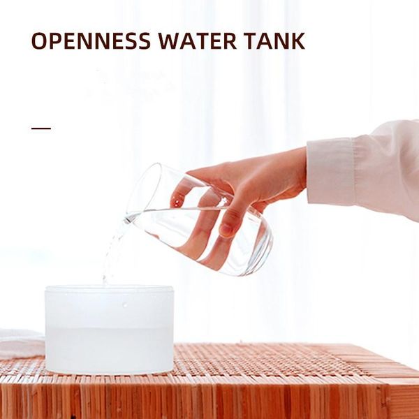 

780ml 2000mah battery white portable electric recharge large capacity ultrasonic air humidifier with light humidifiers