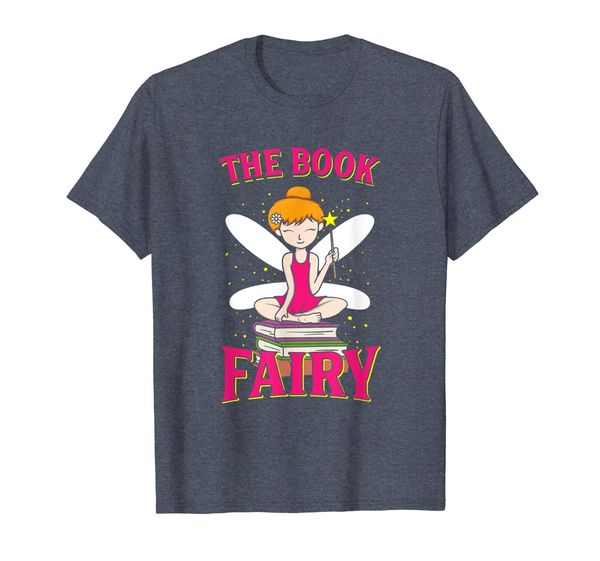 

the book fairy t-shirt reading teacher librarian gift, White;black