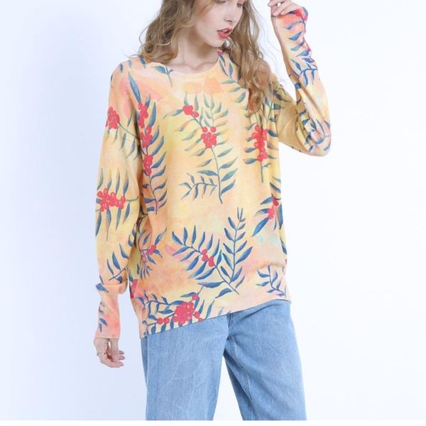 

women's sweaters 2021 autumn women sweater loose large size long sleeved pullover fashion printing x145, White;black