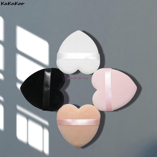 

sponges, applicators & cotton make-up blendiful rookwolken grote donsjes katoen velours liefde vorm poederdons met band sponzen tool