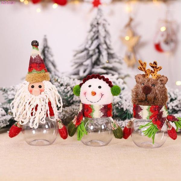 

christmas decorations gift bags candy jar storage bottle santa bag sweet boxes child kids gifts year 2021 navidad