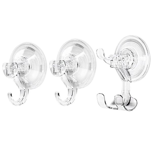 

3pcs/set no drilling razor storage waterproof bathrobe bathroom kitchen towel holder removable reusable shower suction cup hooks & rails