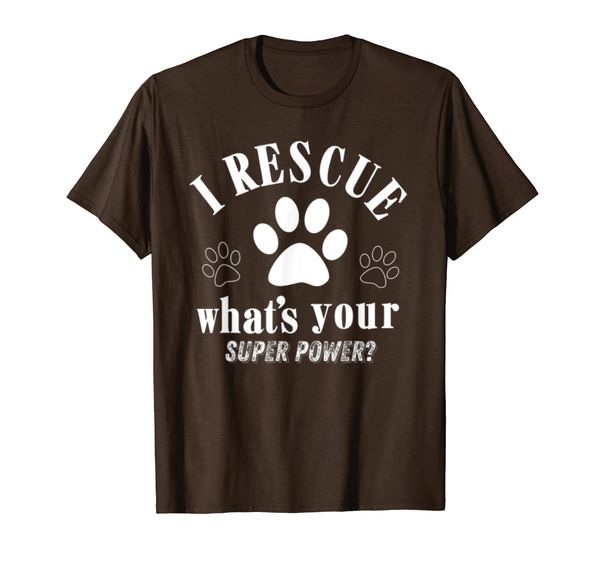 

dog rescue mommy t-shirt, White;black
