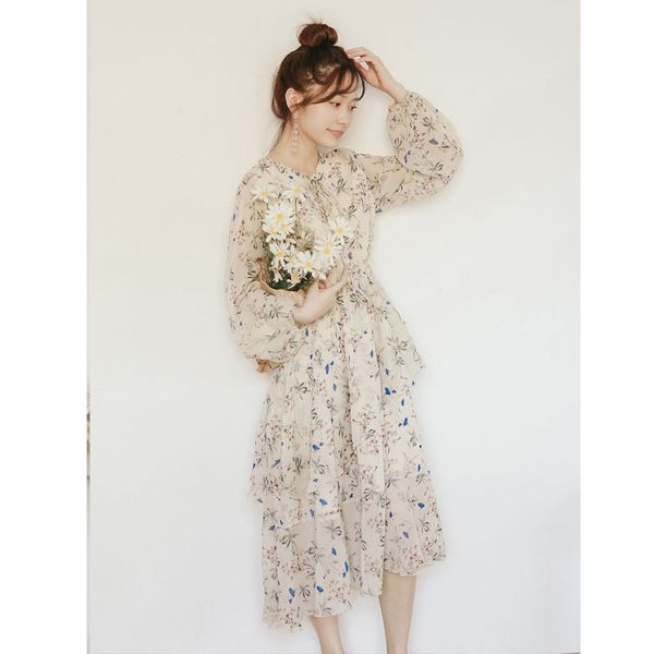 

factorydaz0 factory6is8 fabulous french yamamoto chiffon print dress, White;black