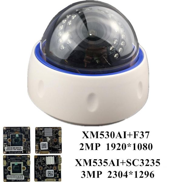 

2.8-12mm manual zoom ip ceiling dome camera xm530+f37 1080p 25fps 30 leds irc onvif cms xmeye p2p motion detection rtsp cameras
