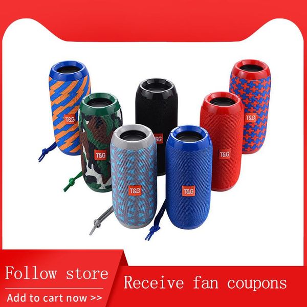 

waterproof bluetooth speaker 1200ma outdoor portable subwoofer supports tfmp3 built-in wireless speakers