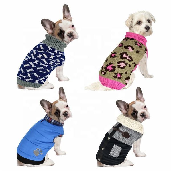 

dog apparel 2021 luxury 100% cotton winter warm clothes sublimated pet clothing