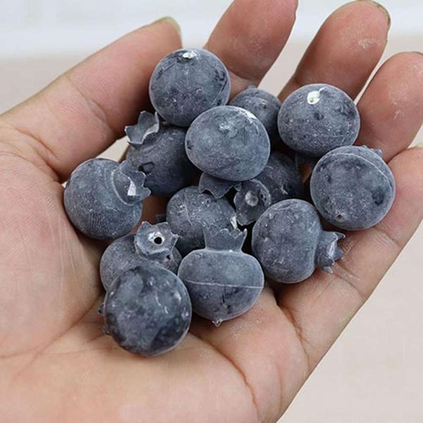 

party decoration 50pcs simulation blueberry raspberry pography props for el