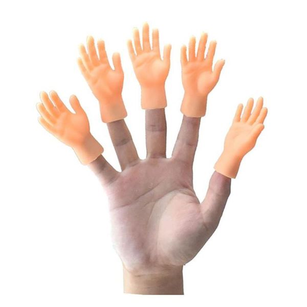 

party masks 2/10pcs interesting simulation left right mini hands/feet finger sleeve child novelty toys for game costume
