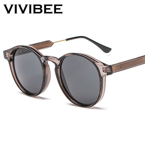 

sun glasses vivibee gothic transparent women vintage square glasses 90s round 2021 trending products uv 400 men shades, White;black