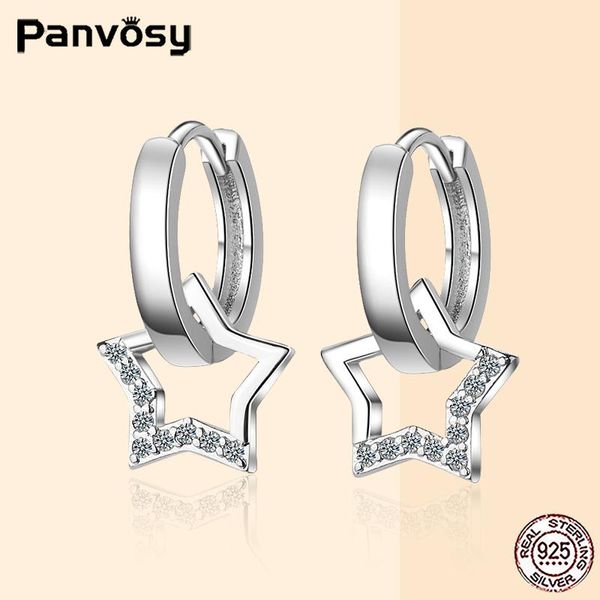 

hoop & huggie earrings silver 925 original earring 2021 trend designer crystal cute girl star for women fashion luxury jewelry, Golden;silver