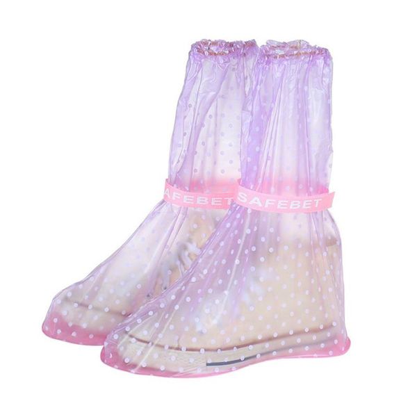 

shoe parts & accessories sagace rainproof shoes cover waterproof flattie rain covers with durable pvc material for travel non-slip boo, White;pink