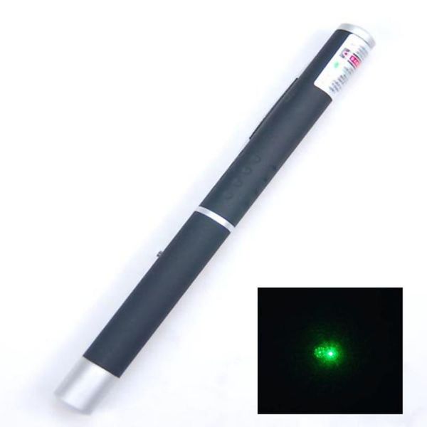 

green laser pointer with gift box (2xaaa) flashlights torches