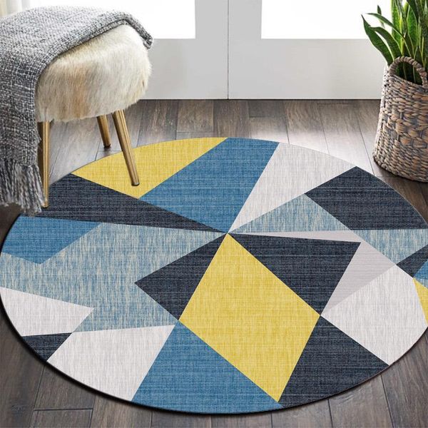 

thicken non-slip water-proof carpet irregular pattern round hanging chair bedroom household modern simple rugs carpets