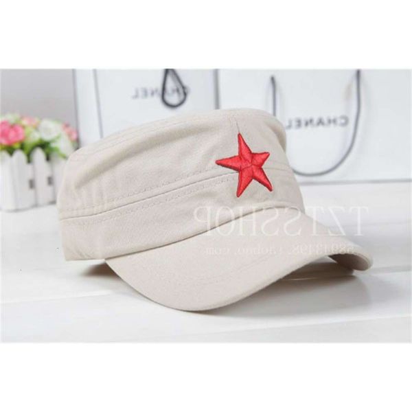 

ball caps old boys' men's autumn winter flat red lei feng five pointed star baseball military hat spring summer, Blue;gray