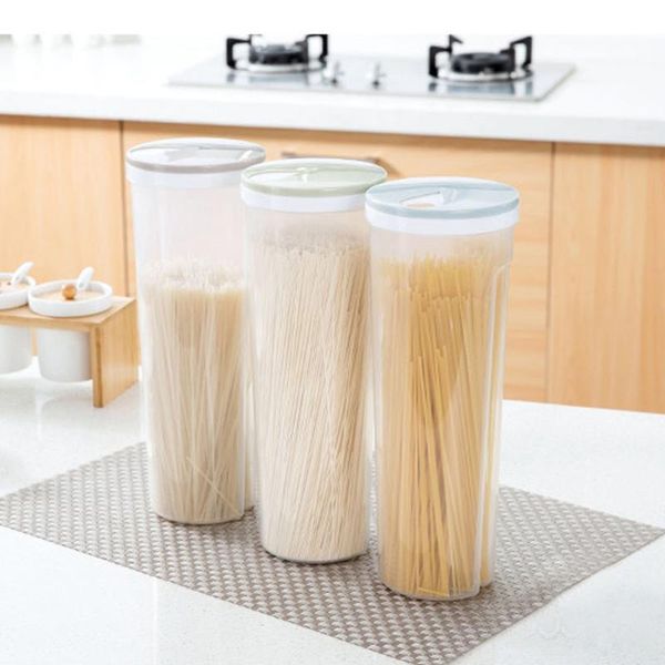 

airtight storage chopsticks containers cereal plastic spaghetti noodle lid dry fresh bottles & jars