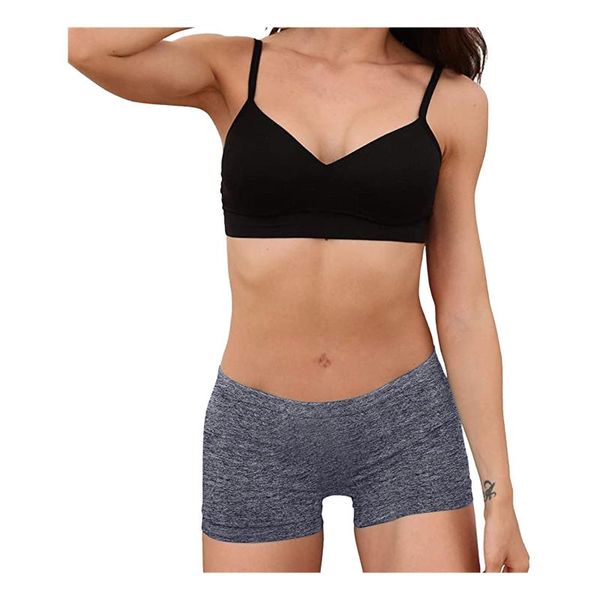 

women's panties cotton underwear lace female seamless underpants low waist lingerie sports briefs ladies fashion shorts, Black;pink