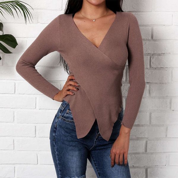 

casual dresses summer v-neck long sve irregular knitting women's wear, Black;gray