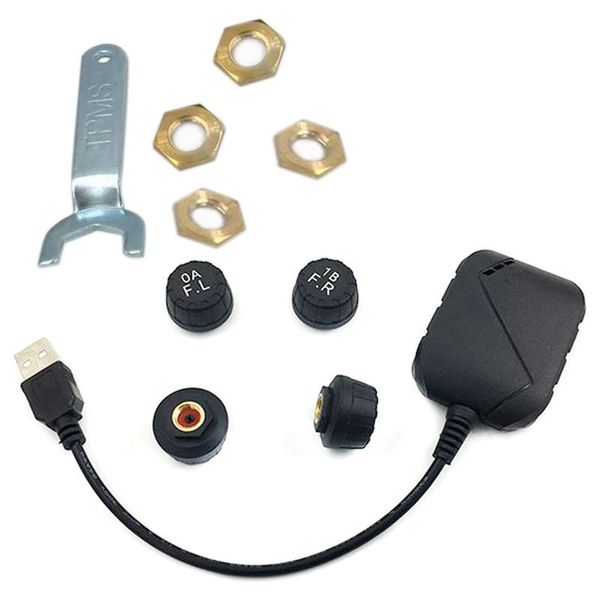 

android tpms tire pressure monitoring system display alarm external sensors navigation car radio towel