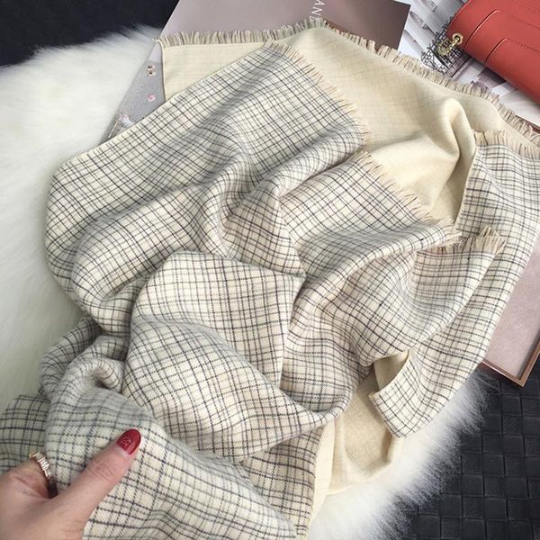 

double letters cashmere scarf shawl winter women printing large size blanket angle of bandana ponchos scarves, Blue;gray