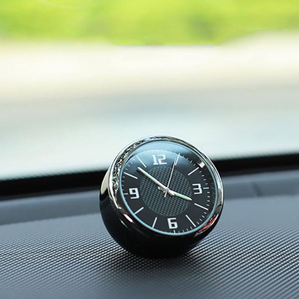 

interior decorations universal car clock auto dashboard digital mini air conditioning accessories wholesale quick delivery