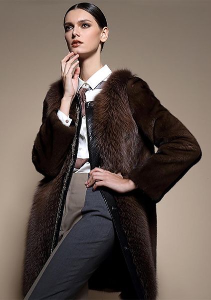 

women's fur & faux autumn winter fashion and leisure women mink coat,, Black