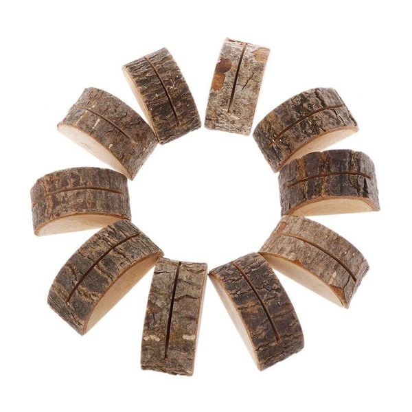 

metal painting 10pcs rustic natural wood table name number place card holder memo note po picture clip decor wedding party ornaments