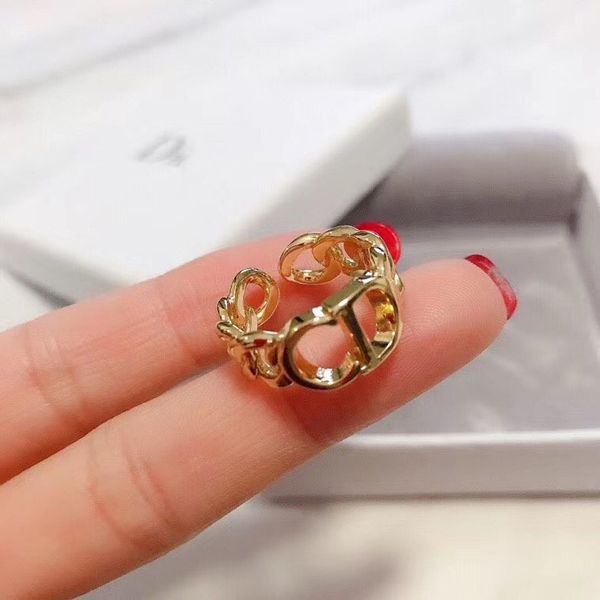 

family's 2021 new letter opening ring, Silver