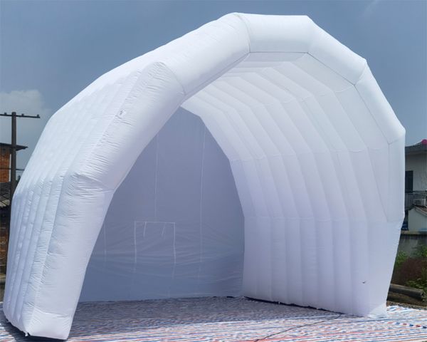 

white inflatable stage tent exhibition cover inflatables display marquee for outdoor music concert events
