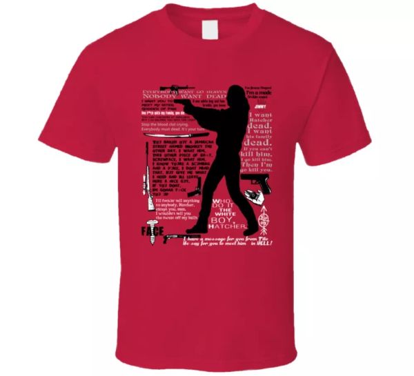 

marked for death steven seagal movie quotes t shirt t shirt, White;black