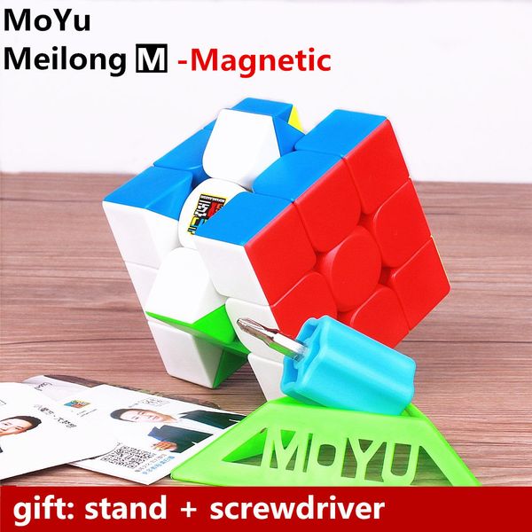 

moyu meilong m 3m 4m 5m magnetic magic speed cube stickerless 3x3x3 4x4x4 5x5x5 cubing classroom magnets puzzle cubes toys