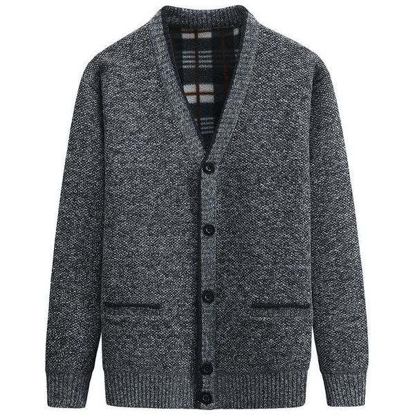

men's sweaters autumn mens cardigan fashion 2021 winter warm solid knitted coats color slim jacket men casual buttons sweater outwear, White;black
