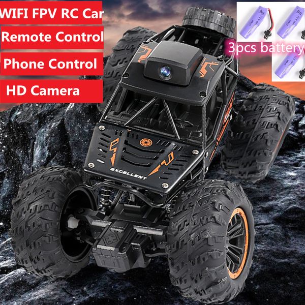 

wifi fpv remote control car 2.4g 4wd wifi real time transimission rc vehicles rtr with 2mp hd camera phone control