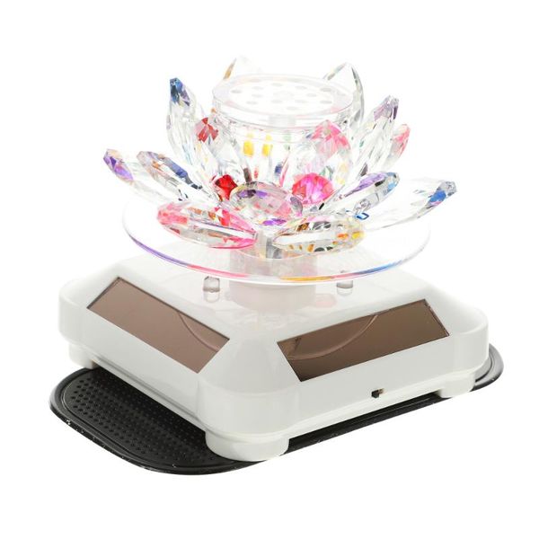 

interior decorations pretty ornament solar power rotating decoration for car