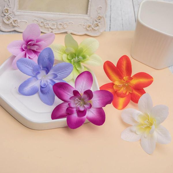 

10pcs/set flower head decoration simulation clothes garland wall home wedding decorative flowers & wreaths