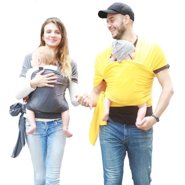 

carriers, slings & backpacks baby wrap carrier sling premium cotton ergonomic wraps for toddler, born front hip and kangaroo holder men wome