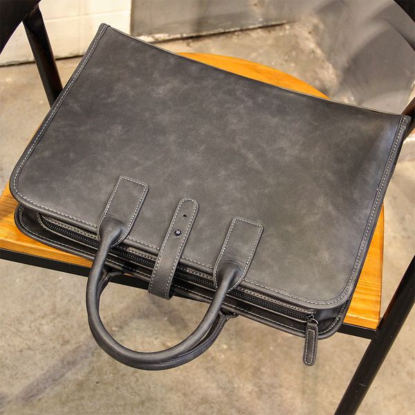 

briefcase summer men's handbag daily leisure personalized shoulder bag japan and south korea trend file