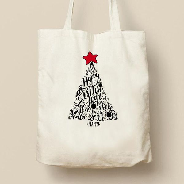 

storage bags christmas tree canvas bag navidad merry tote decorations for home 2022 xmas shopping year gifts