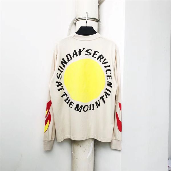 

men's hoodies & sweatshirts female hip-hop kanye west sunday service holy spirit cpfm pullover shirts, Black