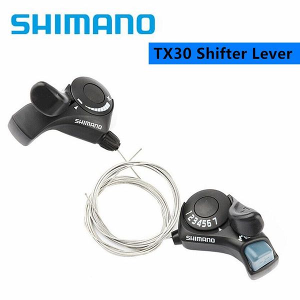 

bike derailleurs tourney sl tx30 shifter 3x6s 3x7s 18 speed 21 mtb mountain bicycle thumb gear shift lever set