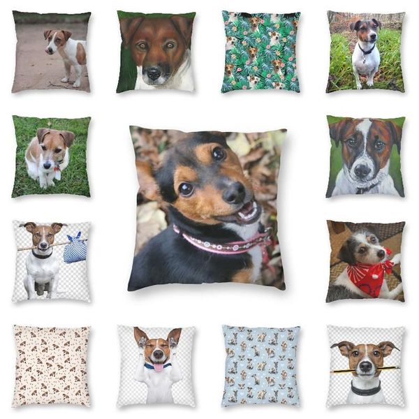 

cushion/decorative pillow jack russell terrier square case decoration puppy dog cushion cover throw for sofa double-sided printing