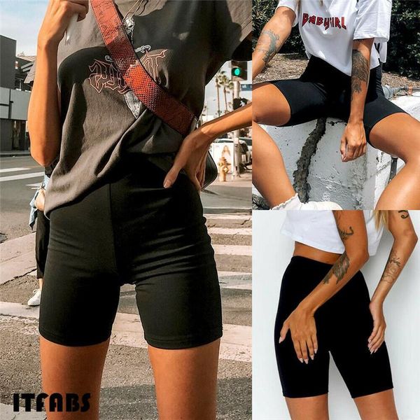 

women's pants & capris cycling running dancing cropped five casual fashion shorts women breathable, Black;white