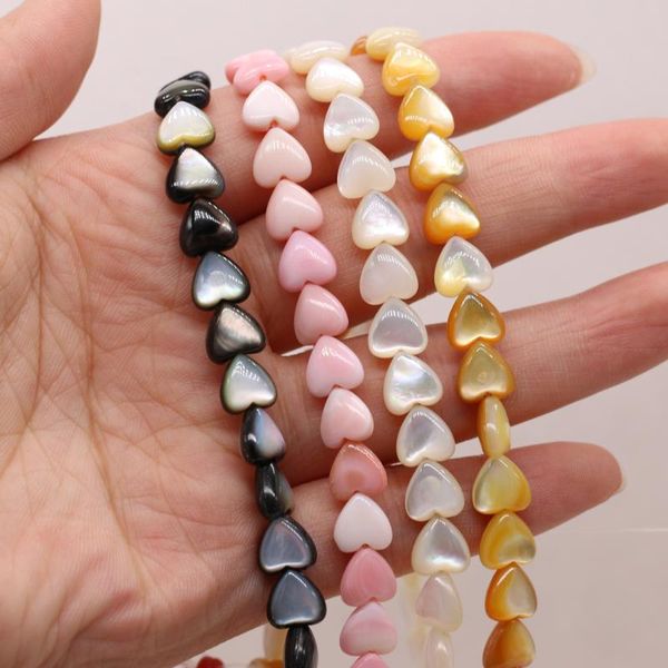 

other natural seashells shell heart beads 8x8mm for diy jewelry making necklace earrings gift