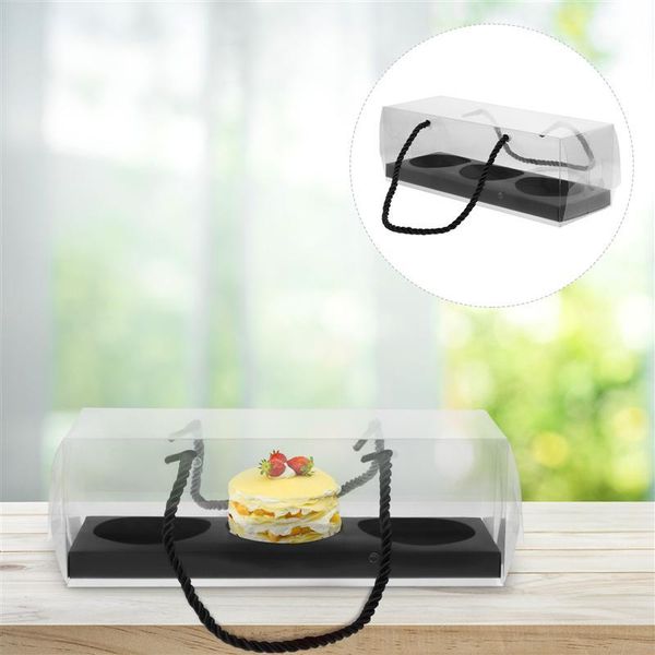 

gift wrap 10pcs egg-yolk puff boxes portable cookies biscuits case packaging for bakery