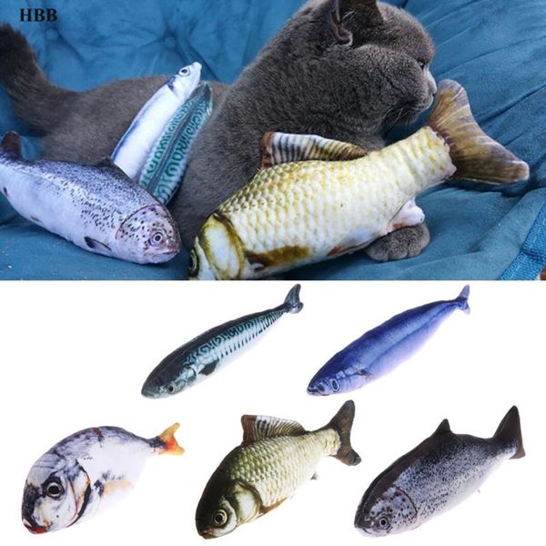

cat toys fish shape pet toy bite resistant catnip chew interaction training supplies drop
