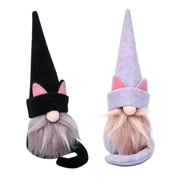 

party favor lucky cat dwarf faceless doll halloween festival goblin props fabric beard old man gnome home decorations toy tools