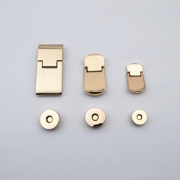 

bag parts & accessories 50pcs metal lock case buckle clasp for handbags shoulder bags purse tote diy craft hardware, Black